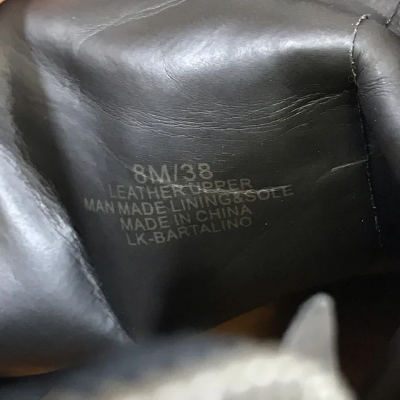 Lucky Brand Bartalino Black Leather Boots - Picture 7 of 8